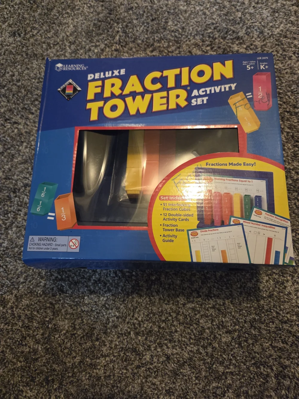 Learning Resources Deluxe Fraction Tower Activity Set